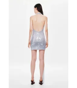 MISHA Riviera Sequin Mini Dress Cloud Blue Size S / AU 8  for rent on The Volte - image 4