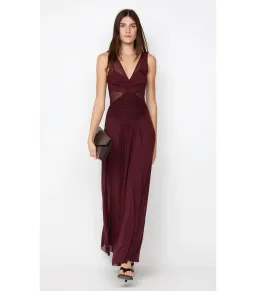 ❤️  Bec & Bridge Jimena Maxi Dress Plum Size AU 8  ❤️  for rent on The Volte - image 1