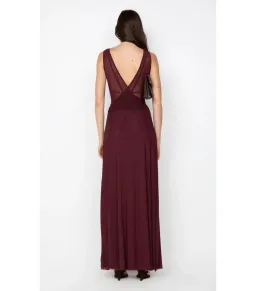 ❤️  Bec & Bridge Jimena Maxi Dress Plum Size AU 8  ❤️  for rent on The Volte - image 2