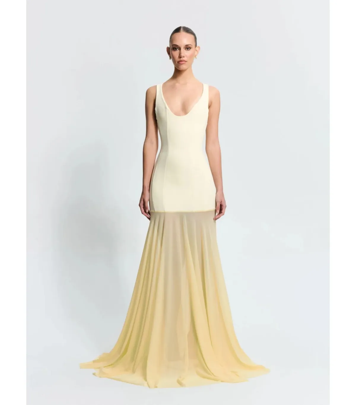 Effie Kats- Odessa Maxi Gown Lemon- XS - Image 3