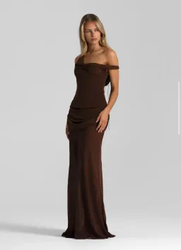 Natalie Rolt Cadence Maxi in Espresso Chocolate Size 2/ AU 10 for rent on The Volte - image 7