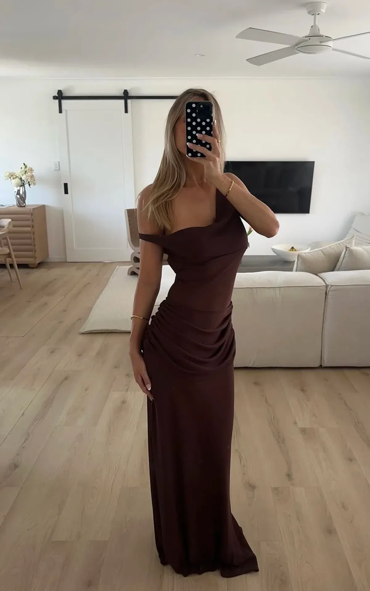 Natalie Rolt Cadence Maxi in Espresso Chocolate Size 2/ AU 10 - Image 3