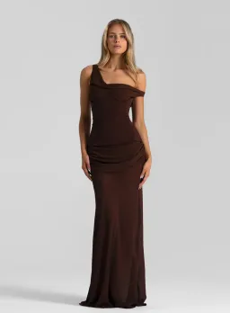 Natalie Rolt Cadence Maxi in Espresso Chocolate Size 3/ AU 12 for rent on The Volte - image 5