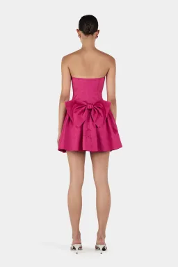 Hansen And Gretel Partridge Taffeta Dress Magenta Pink Size 8 for rent on The Volte - image 4