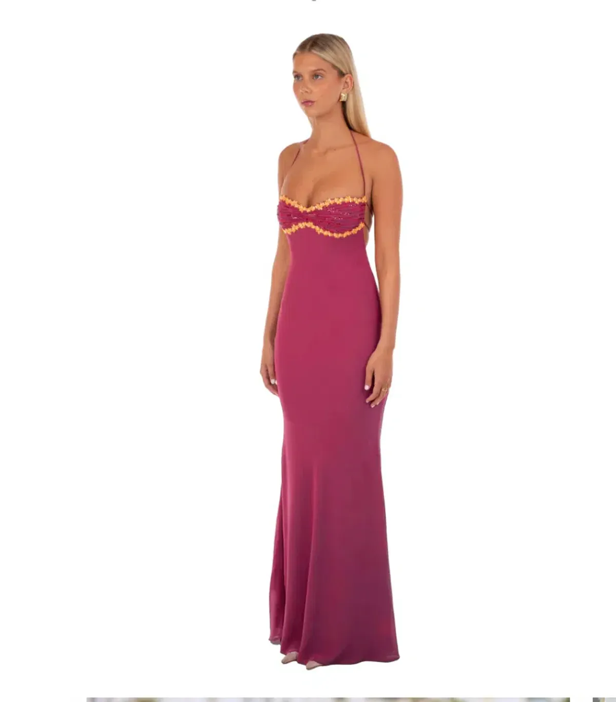 I am delilah, Delilah Maxi Wine, Size 6 - Image 1