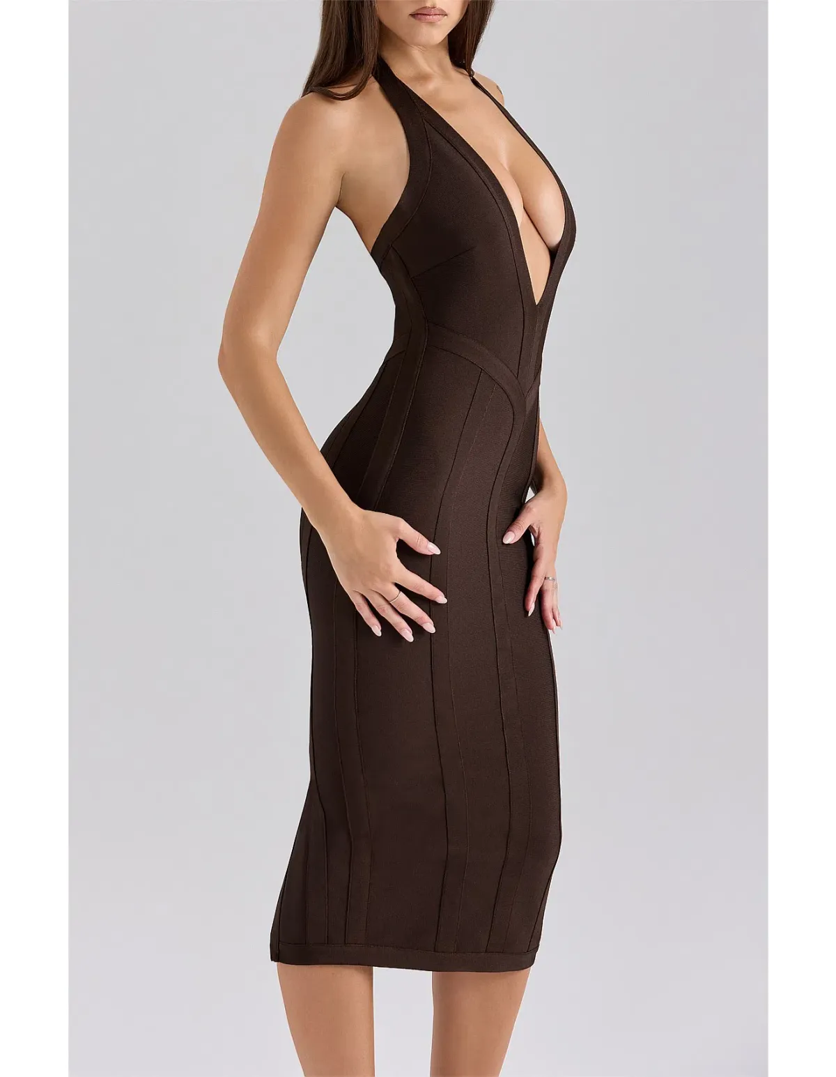 House Of CB The birthday chocolate bandage , Brown Size 8 - Image 2