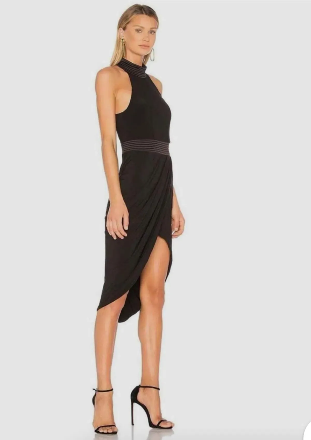 Zhivago Miracle Midi Dress Black Size AU 12 - Image 2