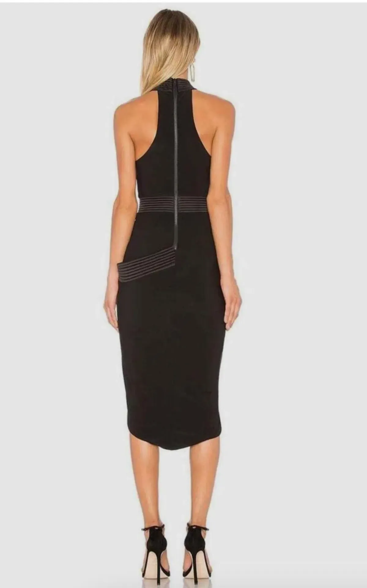 Zhivago Miracle Midi Dress Black Size AU 12 - Image 3
