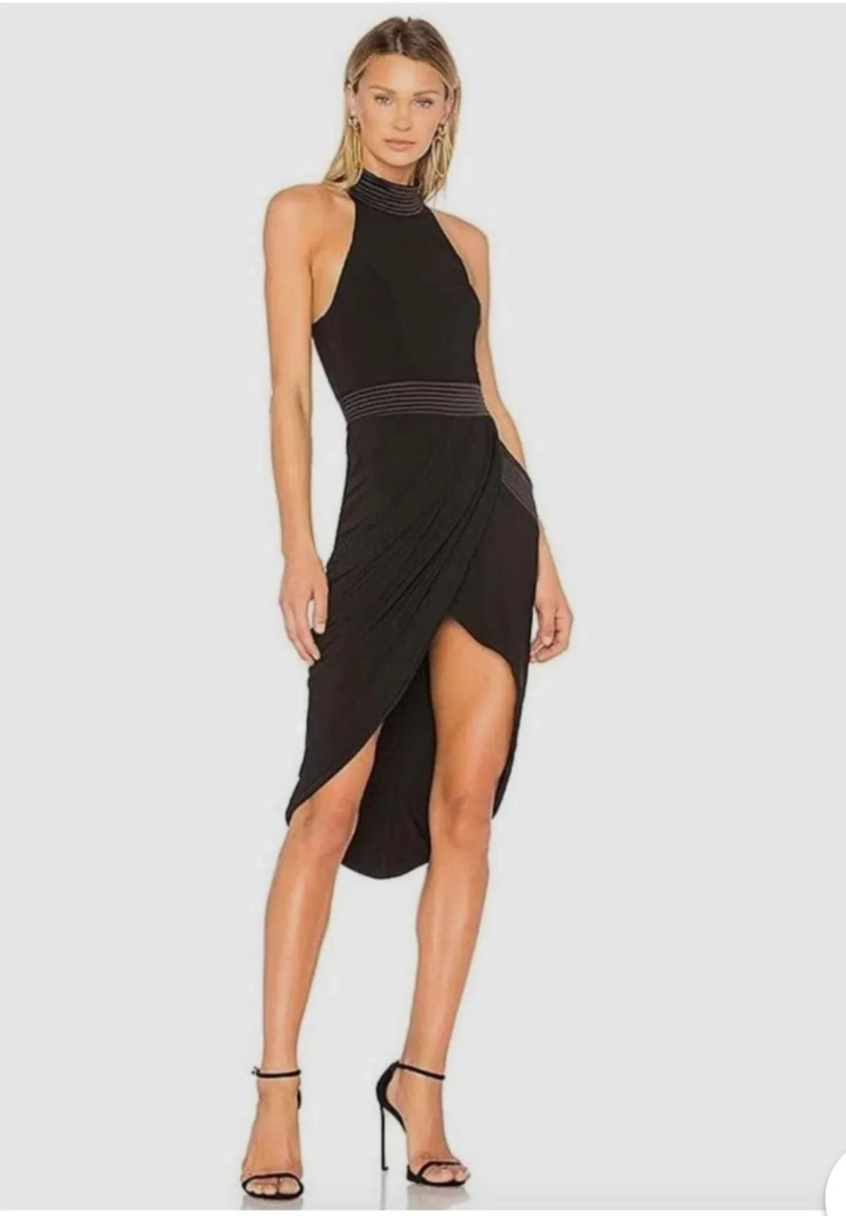 Zhivago Miracle Midi Dress Black Size AU 12 - Image 1