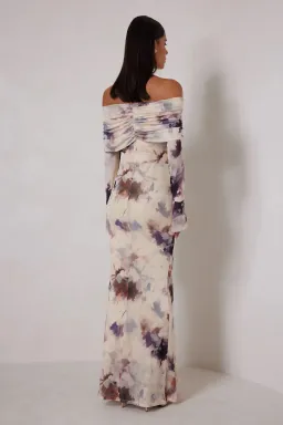 Elle Zeitoune Paige Watercolour Bloom Size 10 for rent on The Volte - image 2