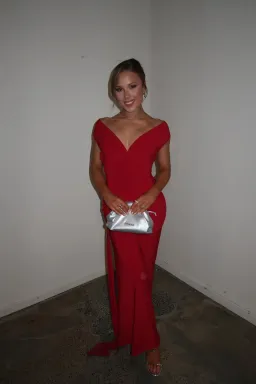 Deconduarte Ivana Jersey Maxi Dress in Pure Red Size M / AU 10 for rent on The Volte - image 6