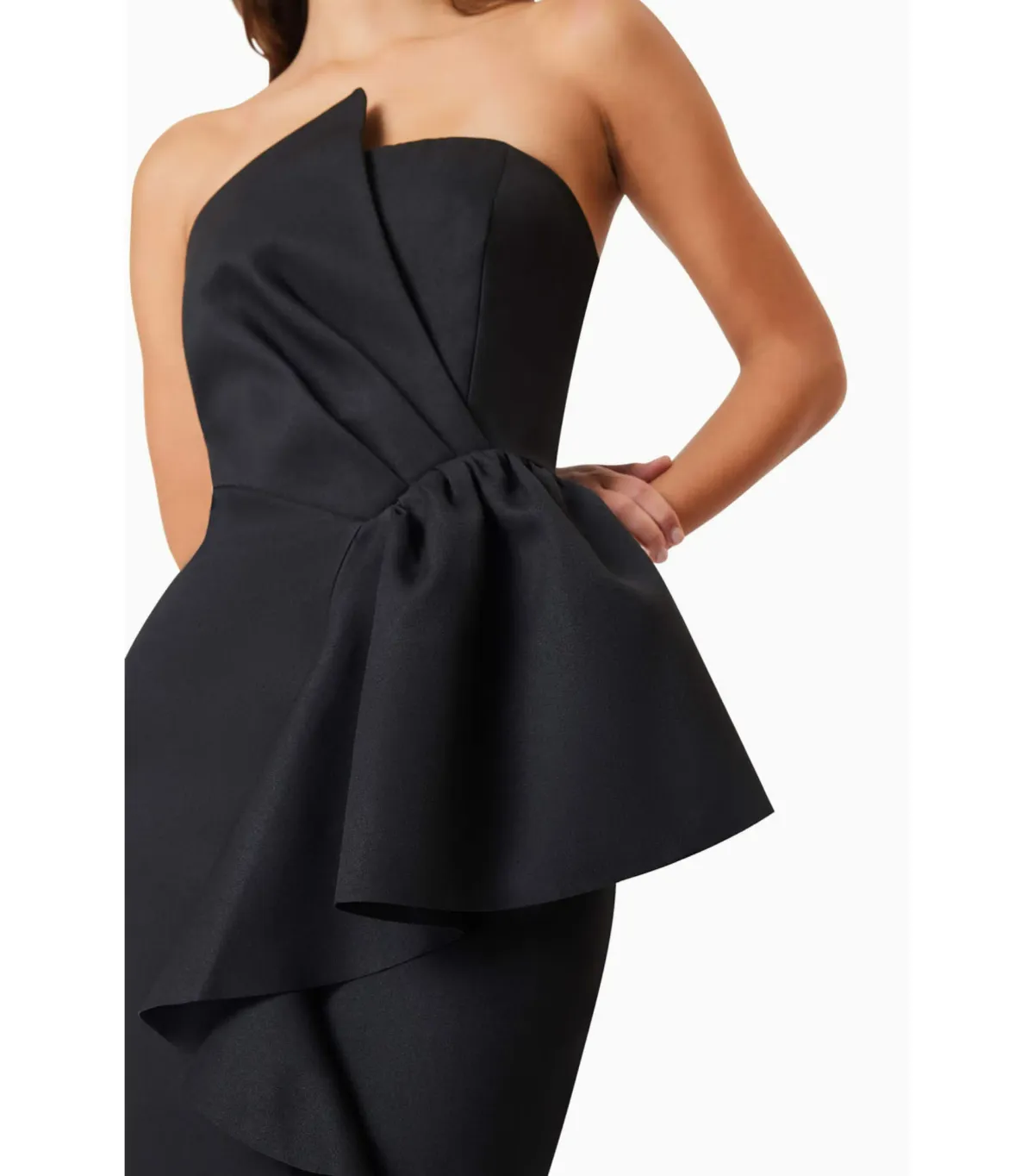 Elliatt Reception Midi Dress Black Size AU 12 - Image 4