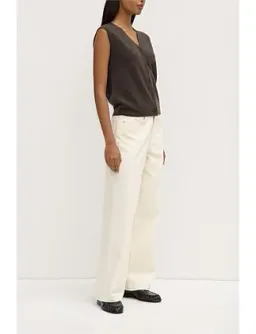 Assembly Label Lara Cashmere Knit Tank Ganache Marle Beige Size 8 for rent on The Volte - image 3