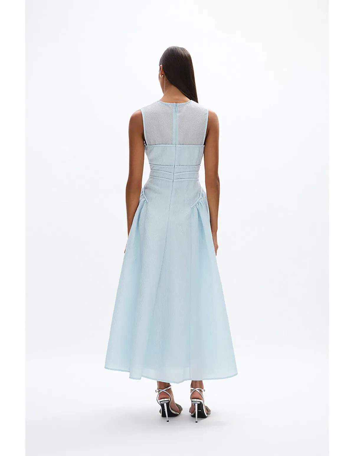 Rachel Gilbert Sophia Dress Sky Blue Size 10 - Image 2