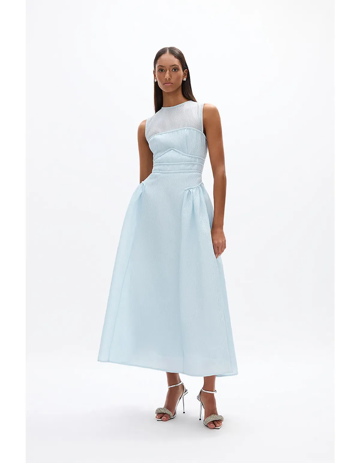 Rachel Gilbert Sophia Dress Sky Blue Size 10 - Image 1