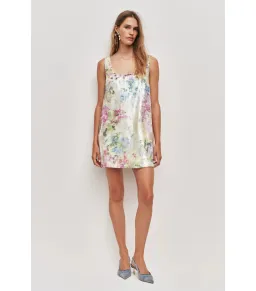 Aje Dahlia Mini Dress Lavandula Size 12 for rent on The Volte - image 2