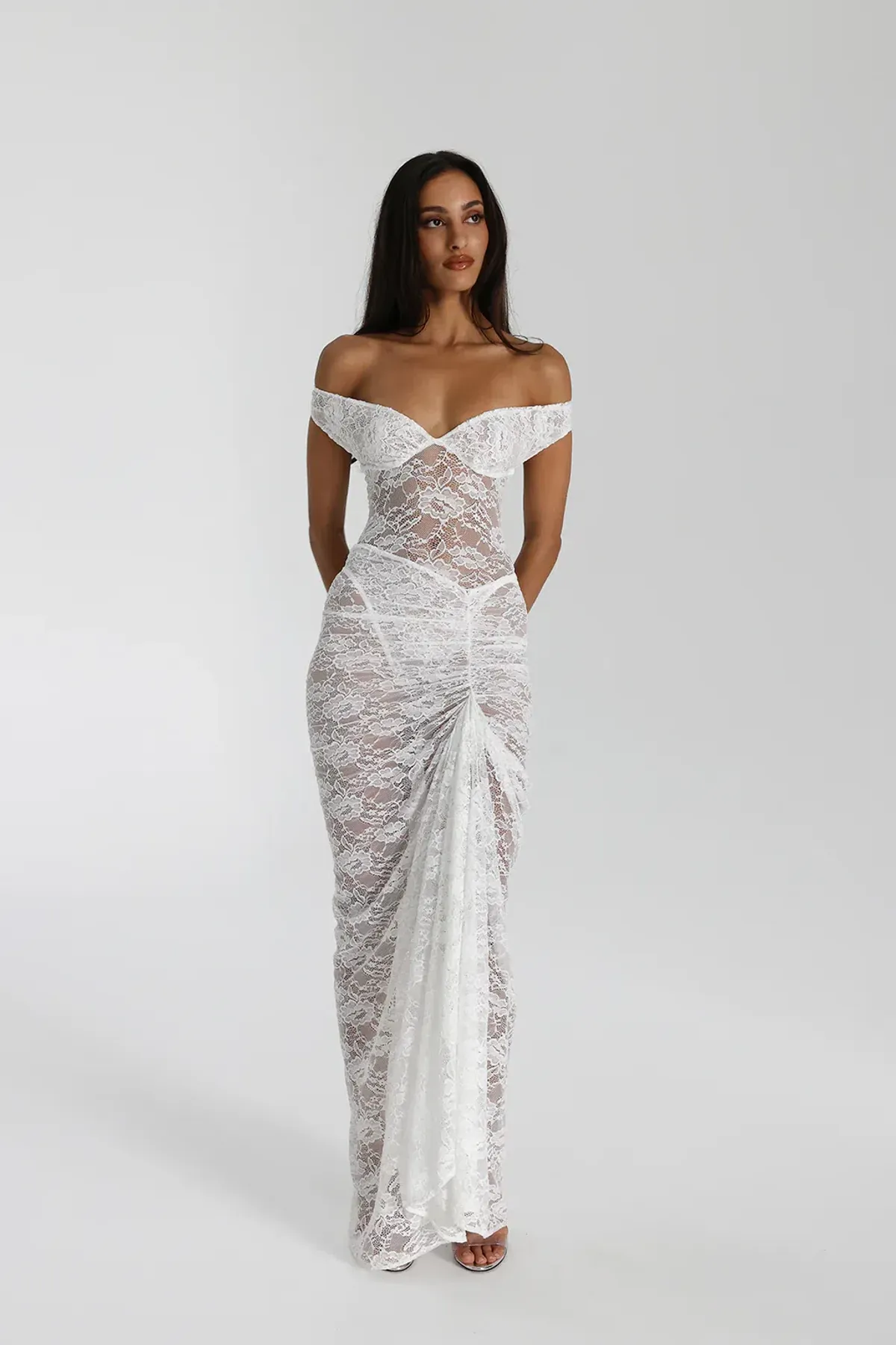 Natalie Rolt Aubrey Dress White Size 8 - Image 1