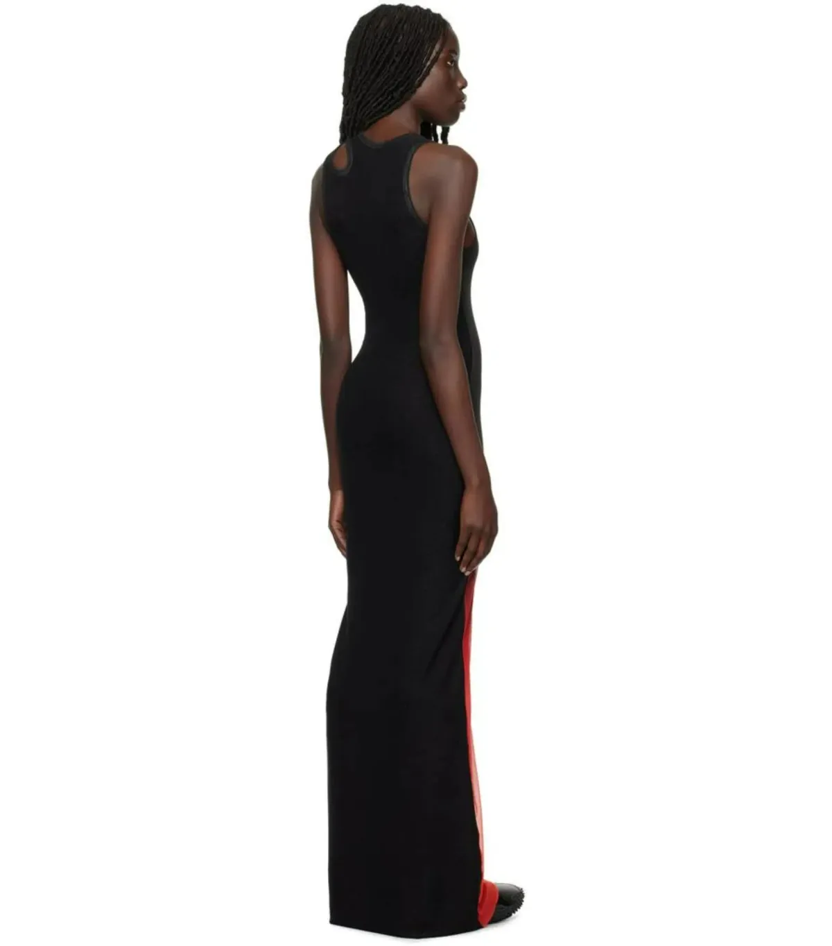 Ottolinger Gradient Maxi Dress Black/Red Size S / AU 8 - Image 3