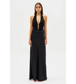 Misha Celine Maxi Dress in Black Size 8 for rent on The Volte - image 2