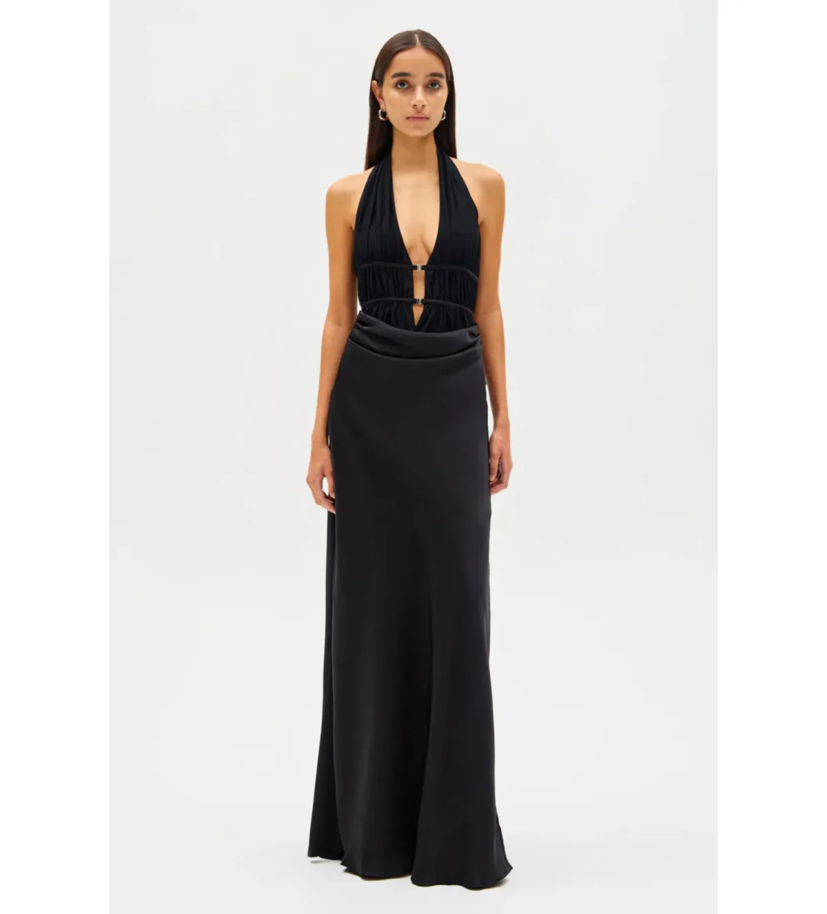 Misha Celine Maxi Dress in Black Size 8 - Image 1