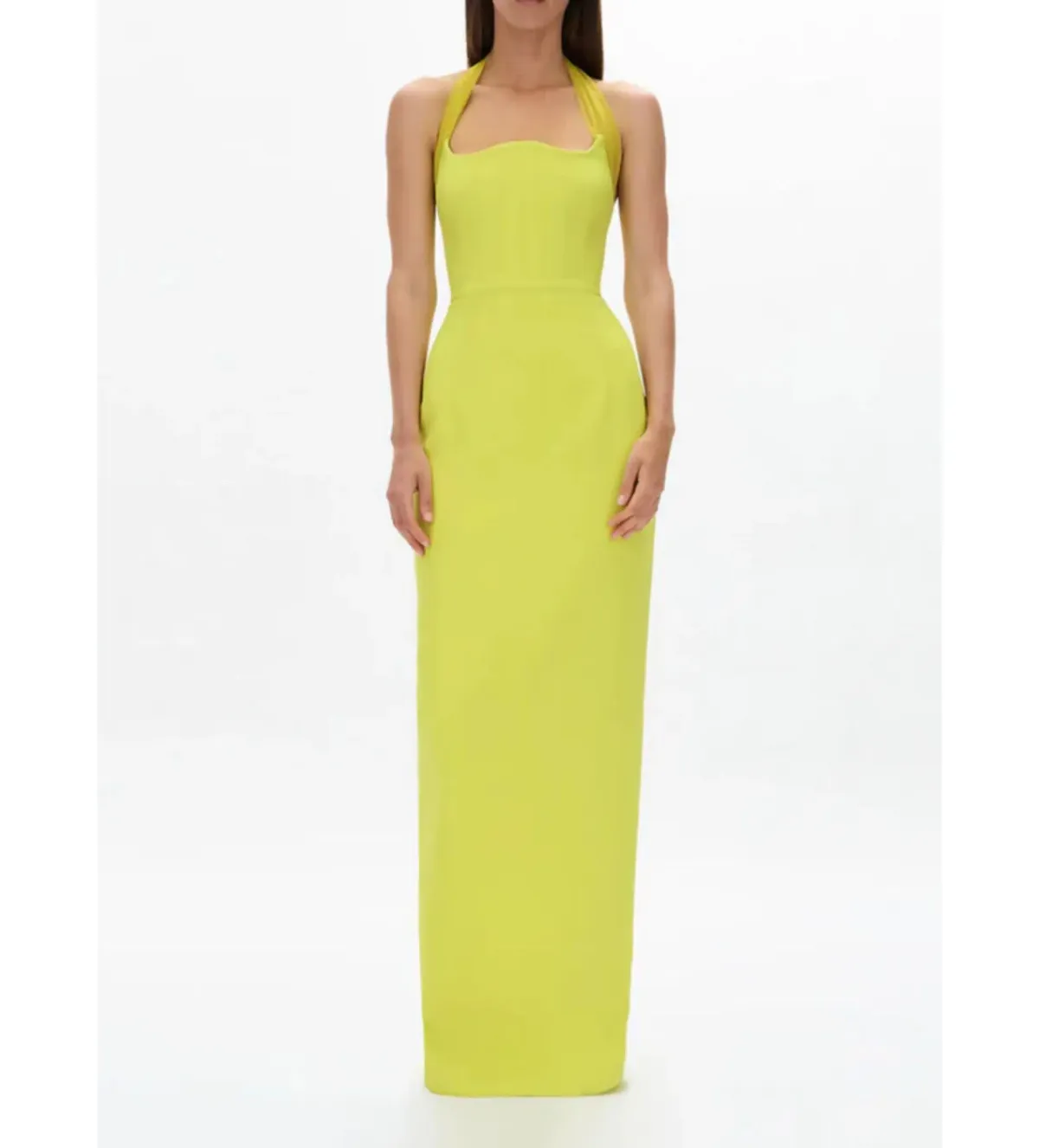 Rachel Gilbert Maria Gown in Citrus Size AU12 - Image 1