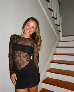 Benni Yana Mini Dress in Black Size AU 8 for rent on The Volte - image 3