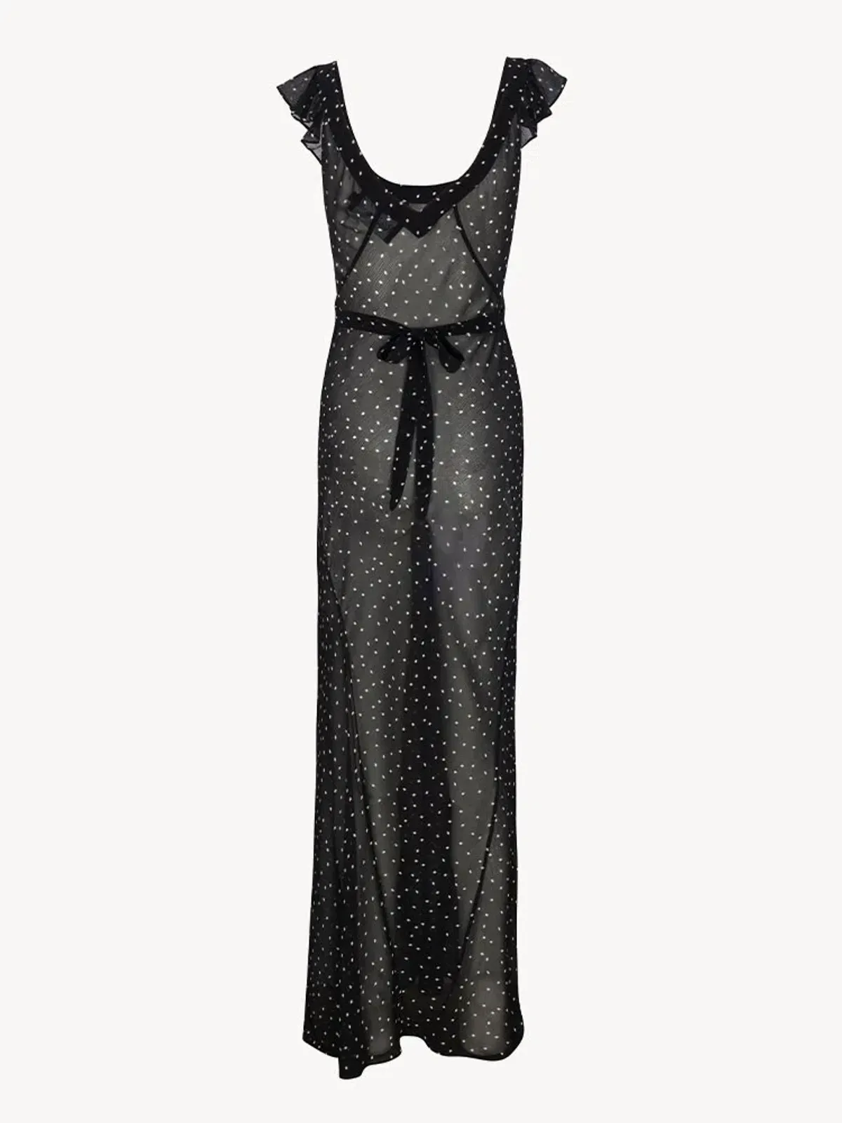 Realisation Par the Lila in Celestial Mesh Polka Dot Maxi Size S/AU 8 - Image 4