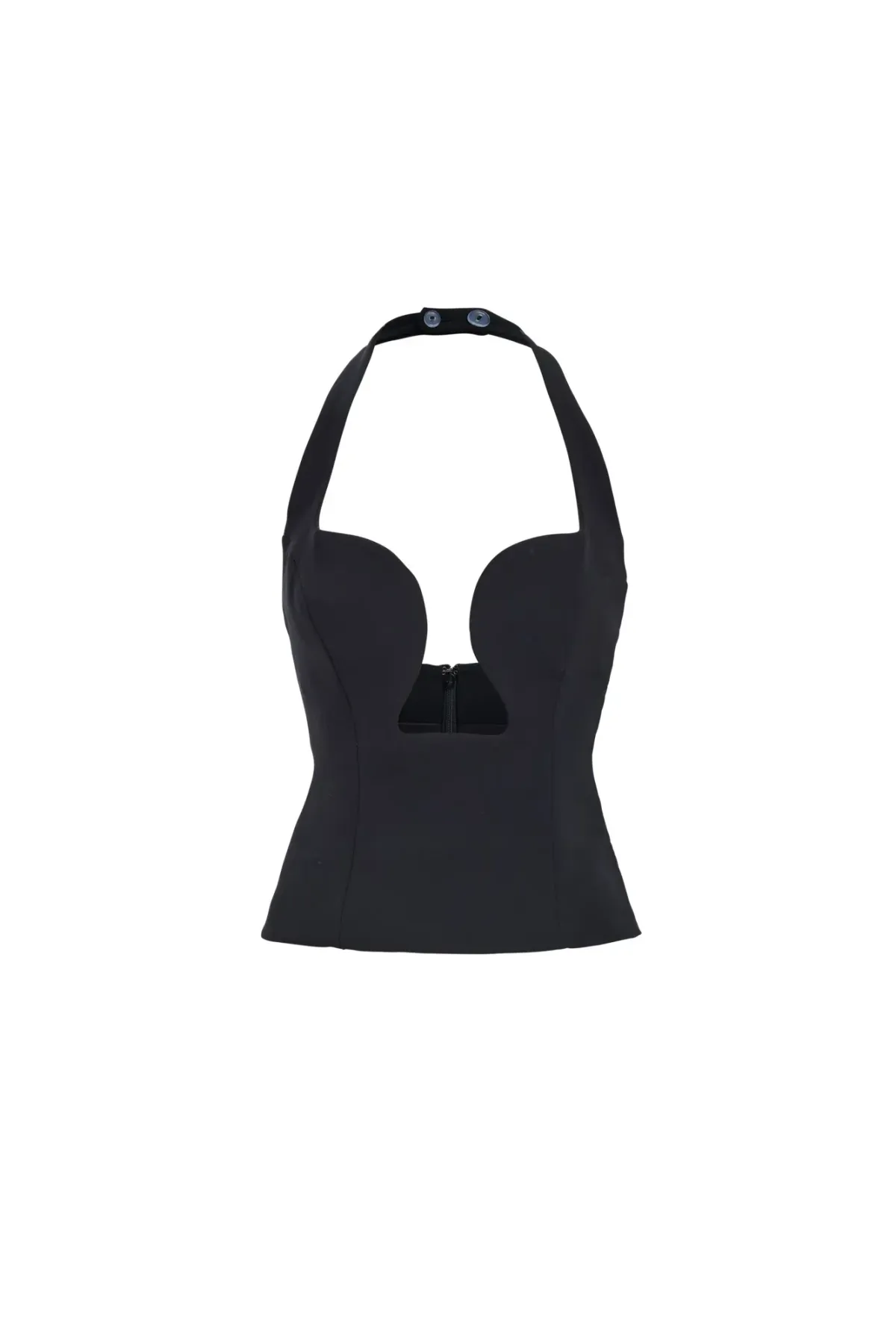 Kookai Alto Low Cut Top Black Size AU 8 - Image 4