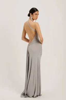Ance Gria Gaia Gown Silver Grey Size XS/AU 6 for rent on The Volte - image 5
