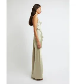 Christopher Esber Verdant Falls Draped Maxi Dress Putty Size AU 6 for rent on The Volte - image 2
