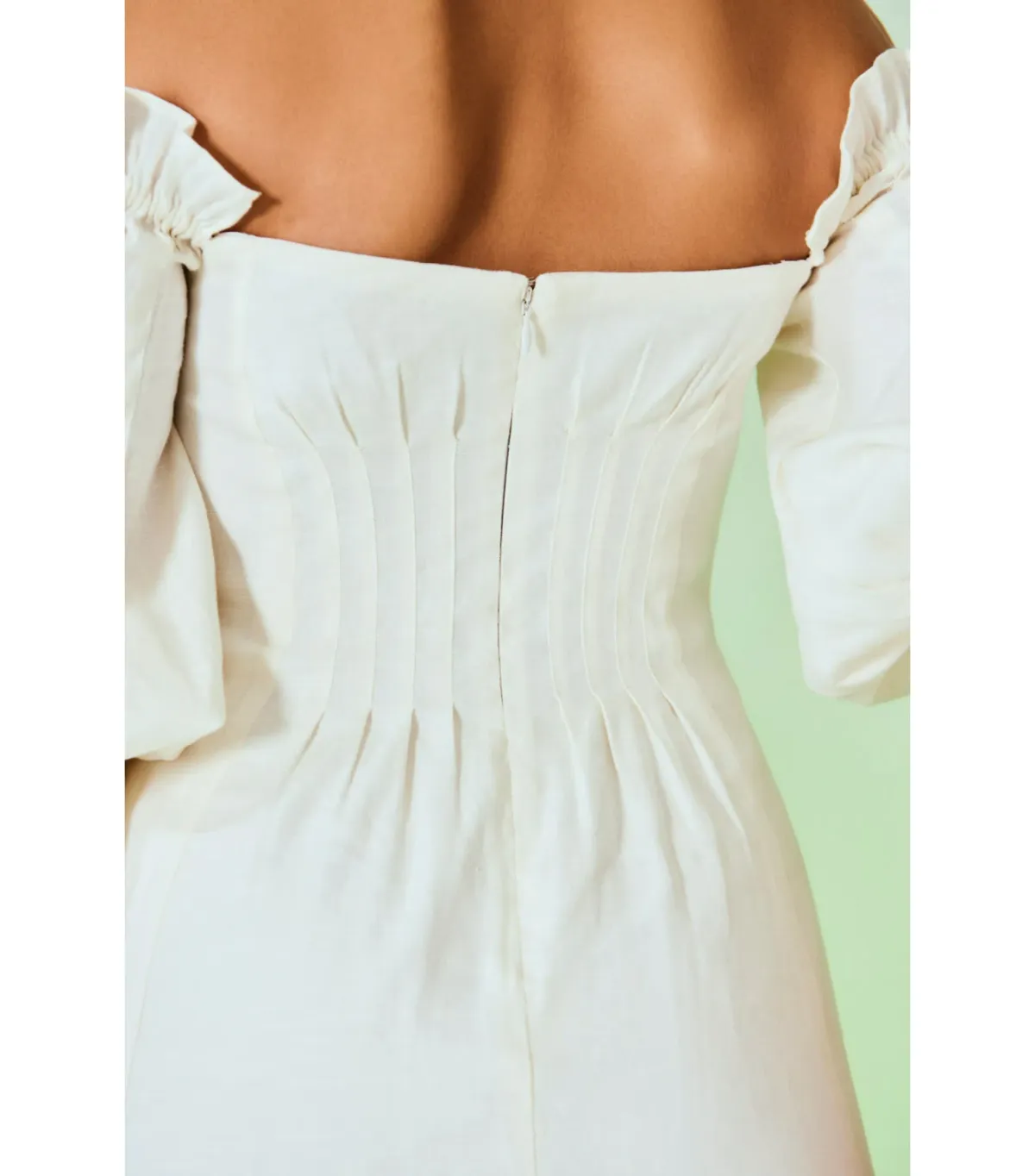 Cult Gaia Ida Midi Dress White Size AU 12 - Image 4