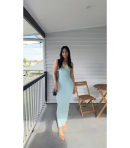 House of CB Aiza Maxi Dress Ocean Blue Size S / AU 8  for rent on The Volte - image 5
