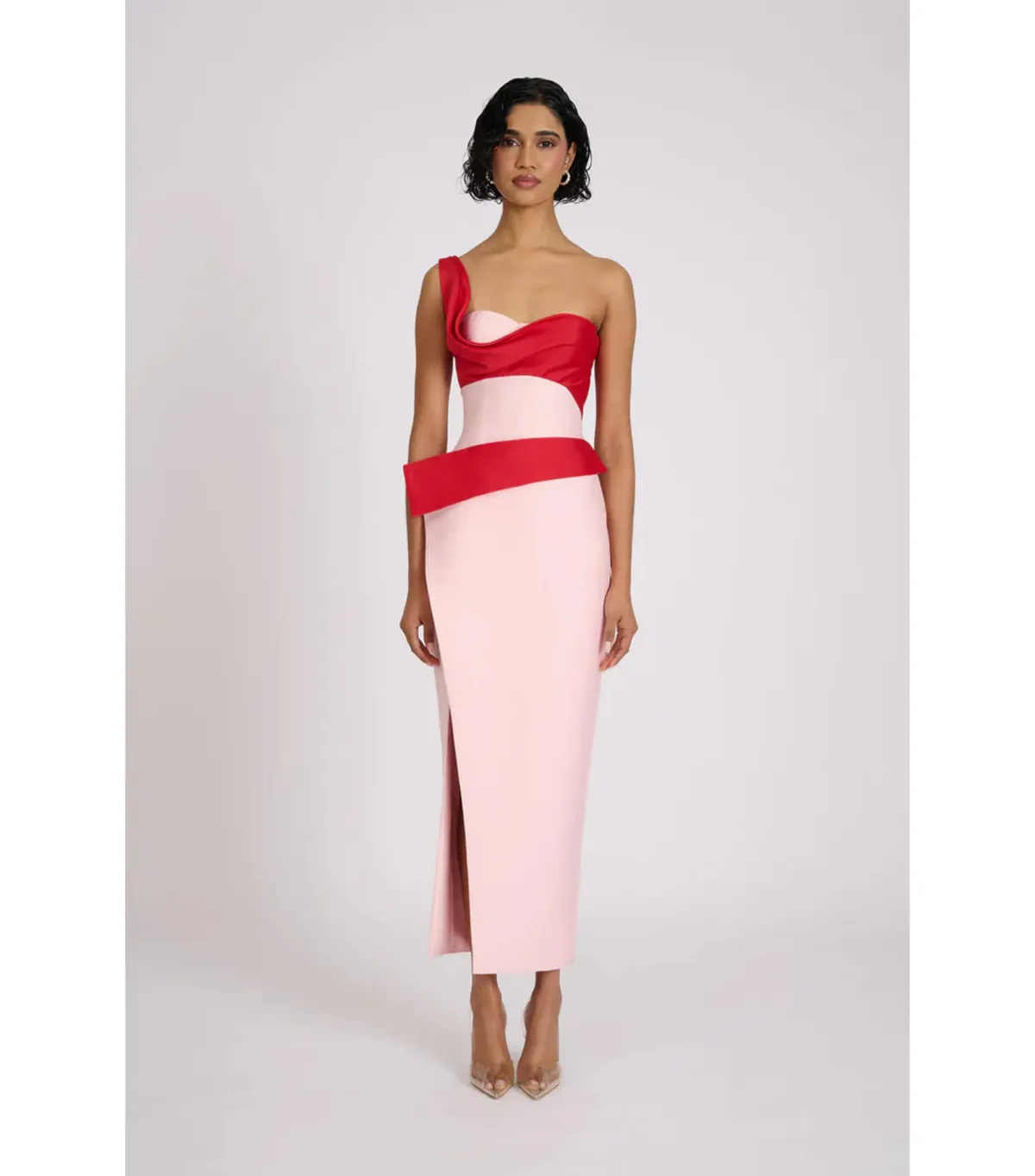 Eliya The Label Cartia Midi Dress Pink Size AU 10 - Image 1