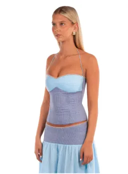 I Am Delilah Adeline Corset and Skirt Storm Blue Size AU 8  for rent on The Volte - image 2