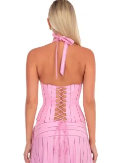 I Am Delilah Sabrina Corset & Skirt Pink Size 8  for rent on The Volte - image 3