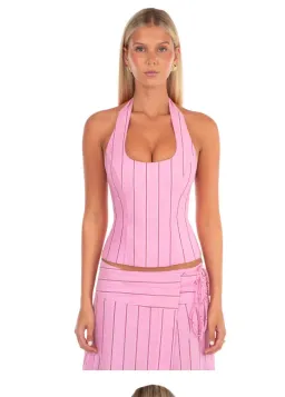 I Am Delilah Sabrina Corset & Skirt Pink Size 8  for rent on The Volte - image 4