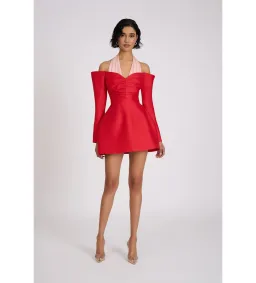 Eliya the Label Riley Mini Dress  Red/Pink Size XS/AU 6 for rent on The Volte - image 1