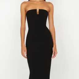 Bec & Bridge Rafi Strapless Maxi Dress Black Size 10 for rent on The Volte - image 4