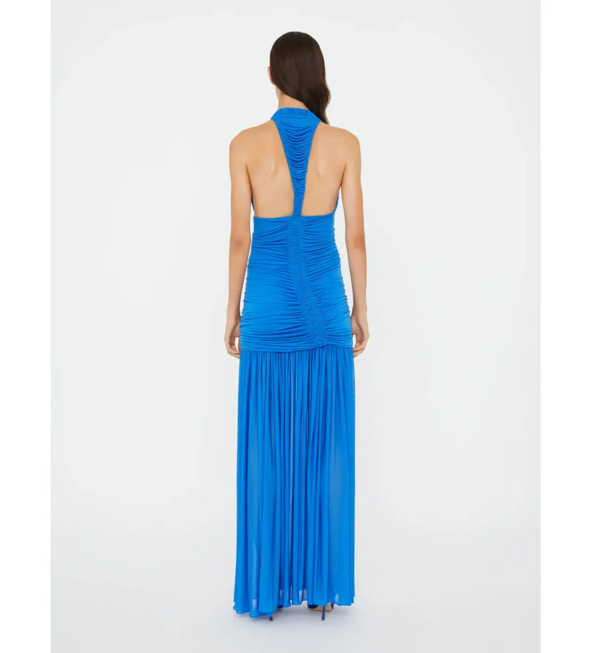 Christopher Esber Orion Gown Lapis Size 8 - Image 7