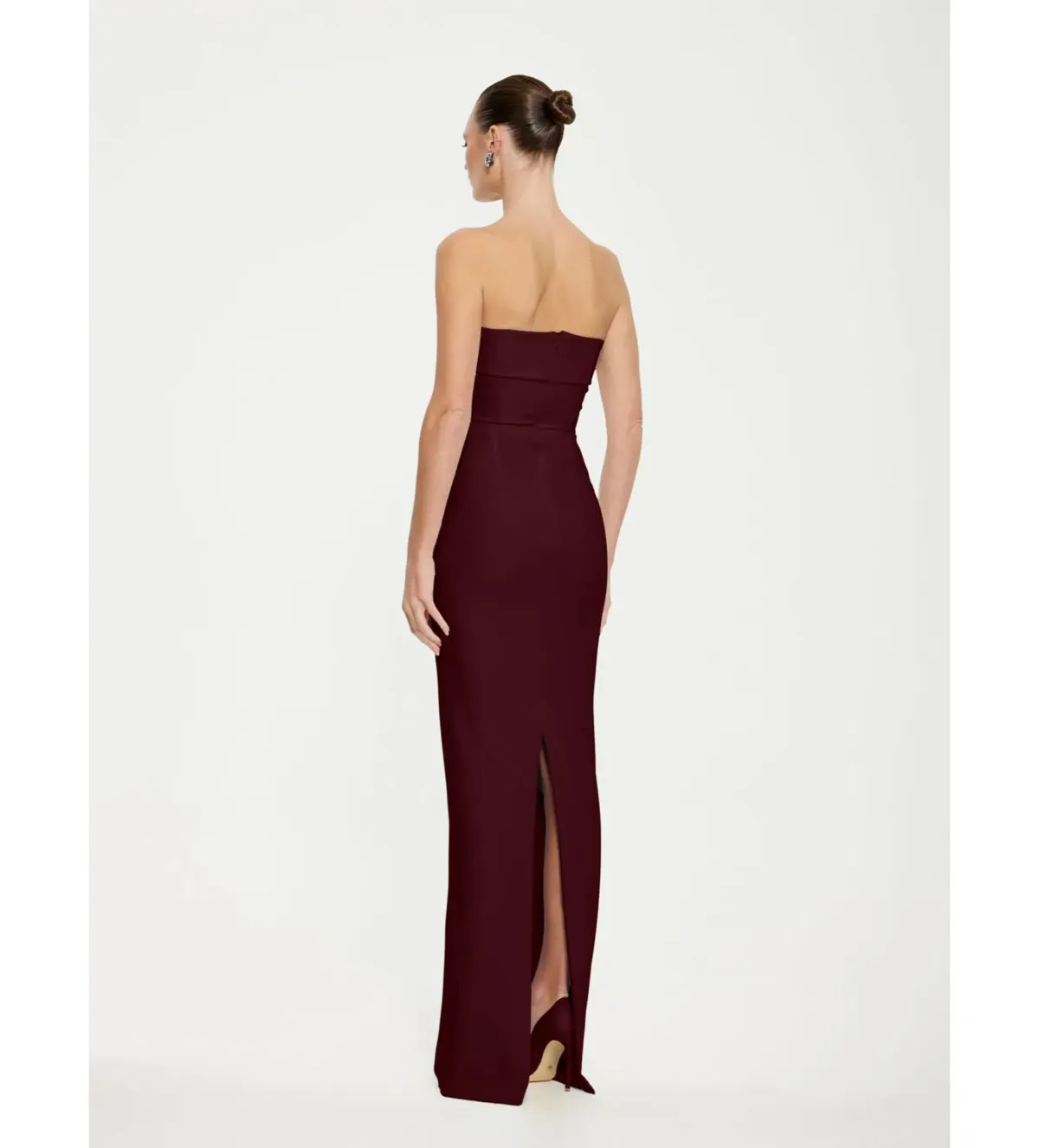 Effie Kats Monroe Gown in Wine Size M/AU10 - Image 3