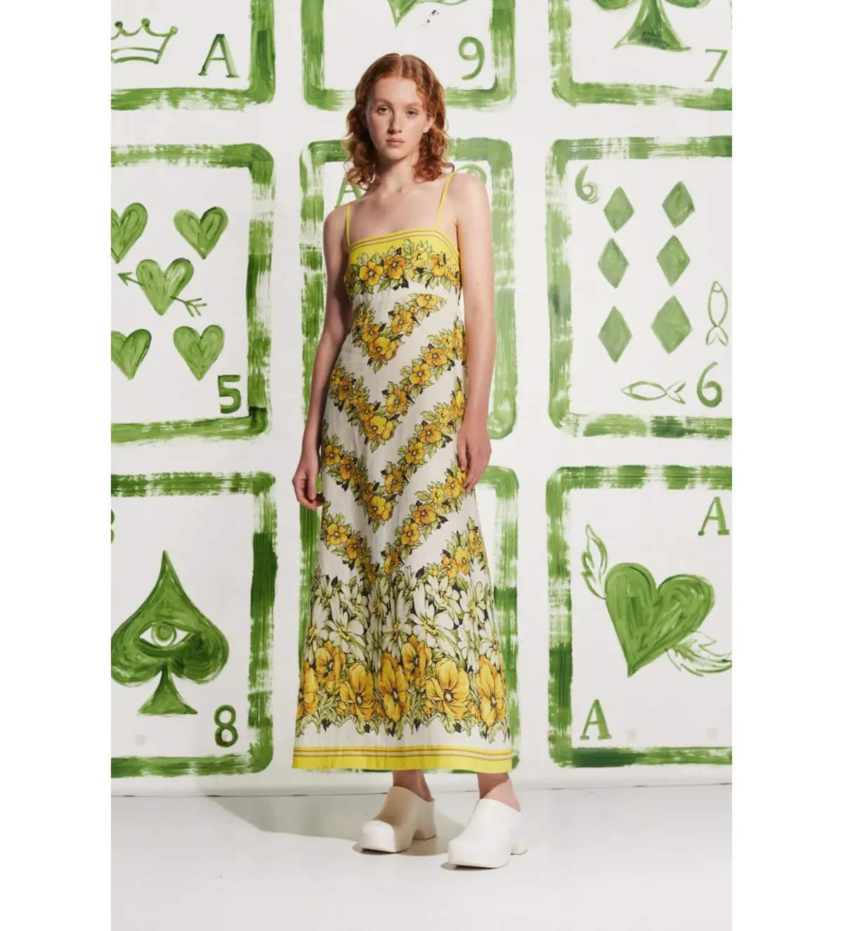 Alemais Gisela Day Midi Dress in Floral Size AU8 - Image 1
