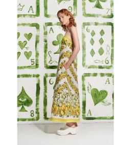Alemais Gisela Day Midi Dress in Floral Size AU8 for rent on The Volte - image 3