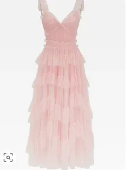 Oh Molly Pink Romantic Dress for rent on The Volte - image 2