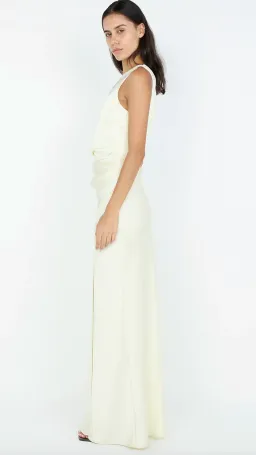 Bec & Bridge The Dreamer Asym Dress Ice Yellow Size 10 for rent on The Volte - image 3
