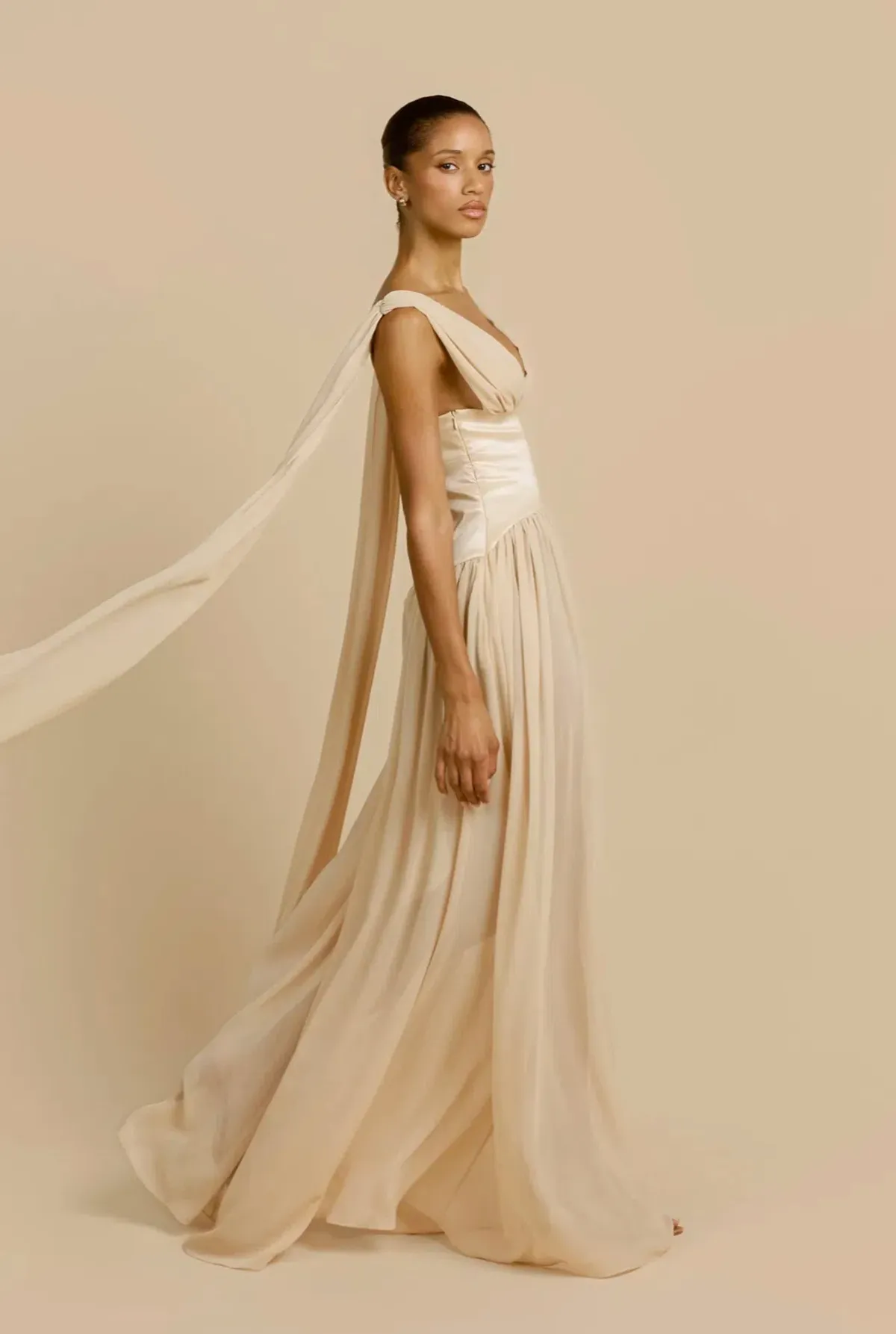 Arcina Ori Ramona Dress Champagne XS/AU6 - Image 4