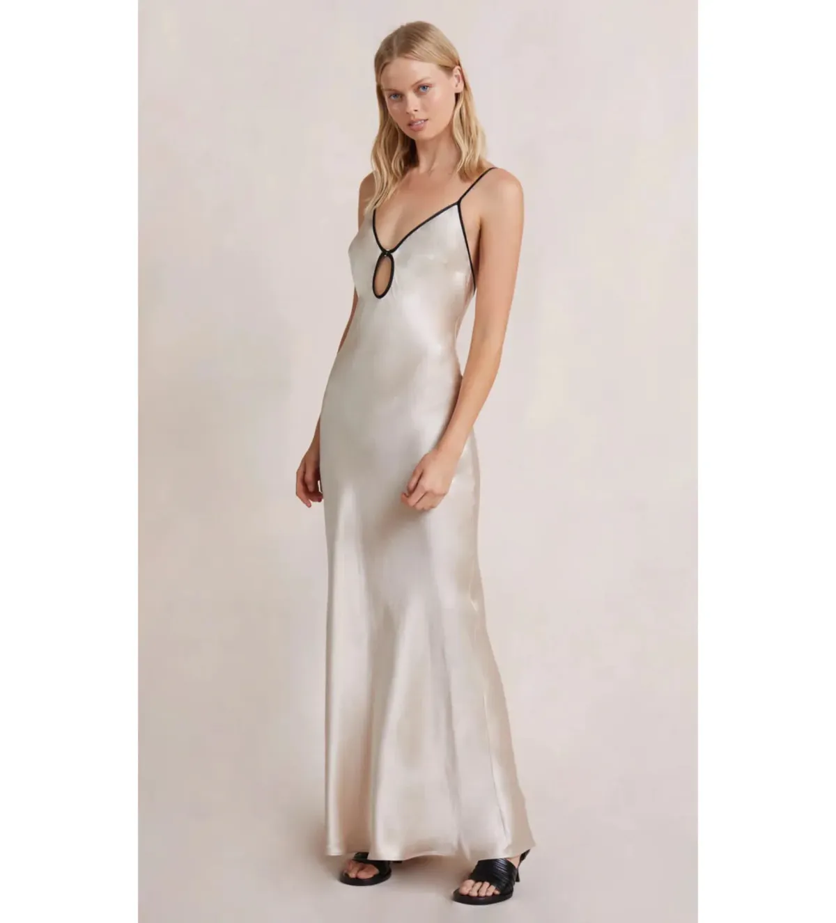 Bec & Bridge Kara Keyhole Dress in Sand Size AU10 - Image 1