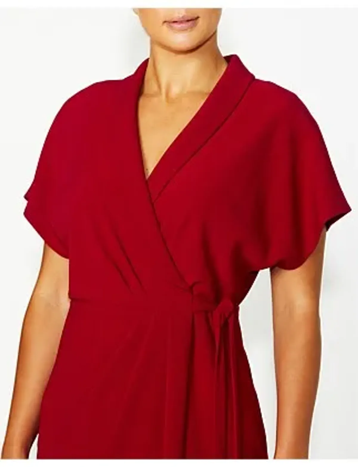 Anthea Crawford KATIA WRAP DRESS Red Size 18 - Image 3