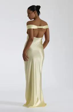 Natalie Rolt Bridget Gown Lemon Size 3 for rent on The Volte - image 3