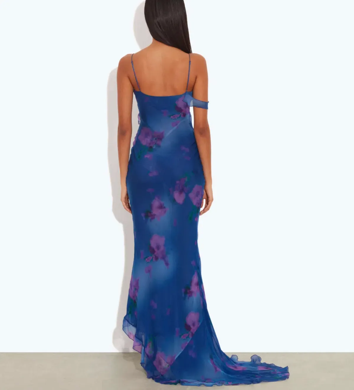Rat & Boa SORRENTO DRESS in Blue & Purple Size XXS - Image 4
