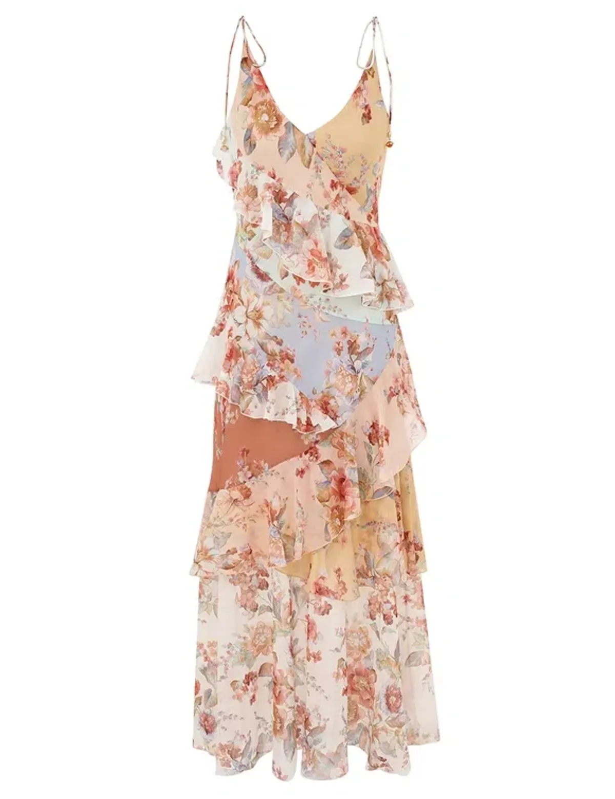Zimmermann Awaken Frilled Slip Dress Size 0 - Image 1